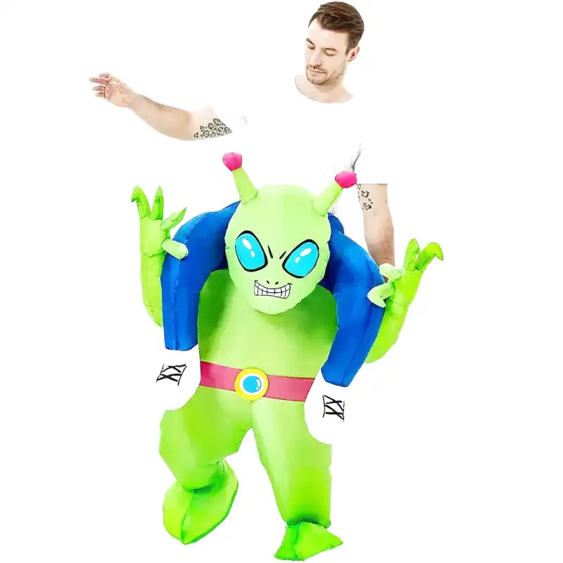 Glow in the dark alien costume